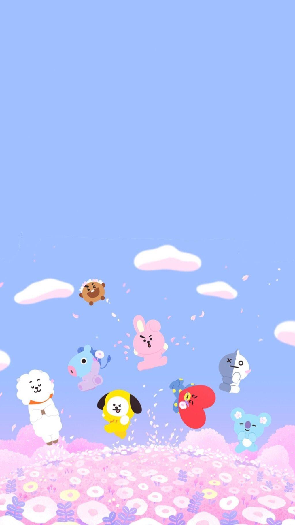 BT21 Christmas Wallpapers Wallpaper Cave