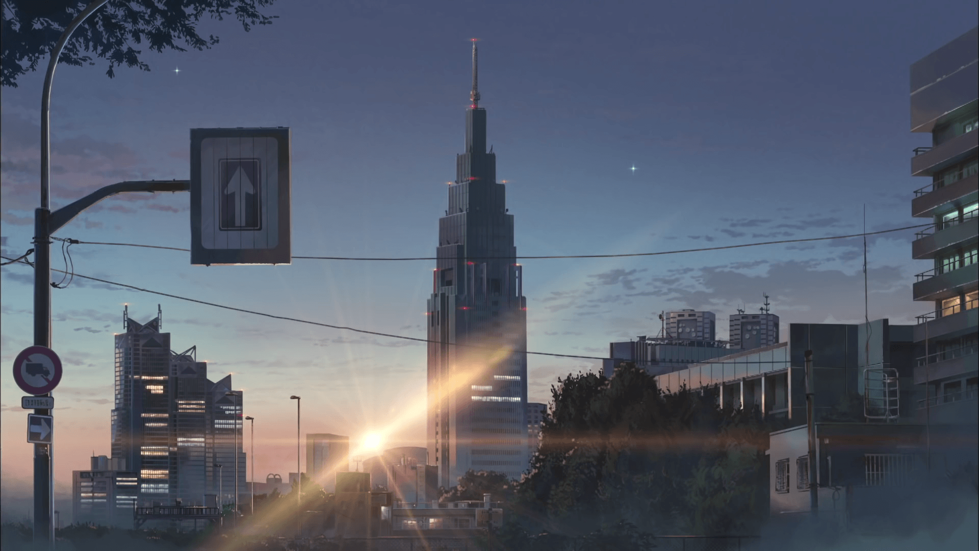 Anime Tokyo City HD 1080p Wallpapers Wallpaper Cave