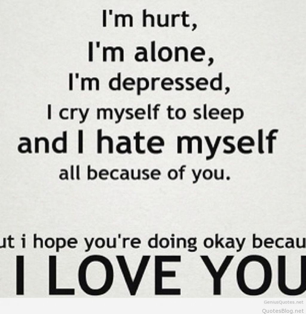 Sad Quotes About Love Wallpapers Wallpaper Cave