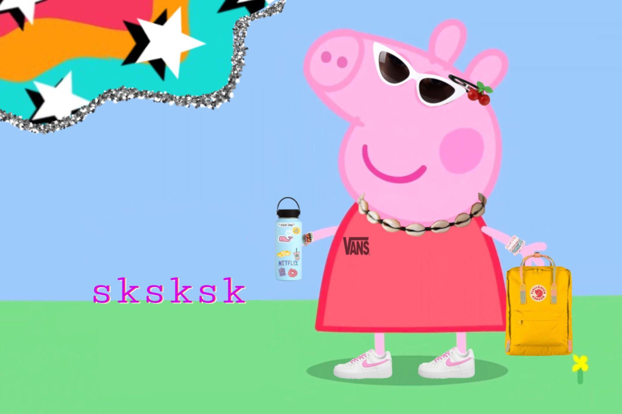 VSCO Girl Peppa Pig Wallpapers Wallpaper Cave