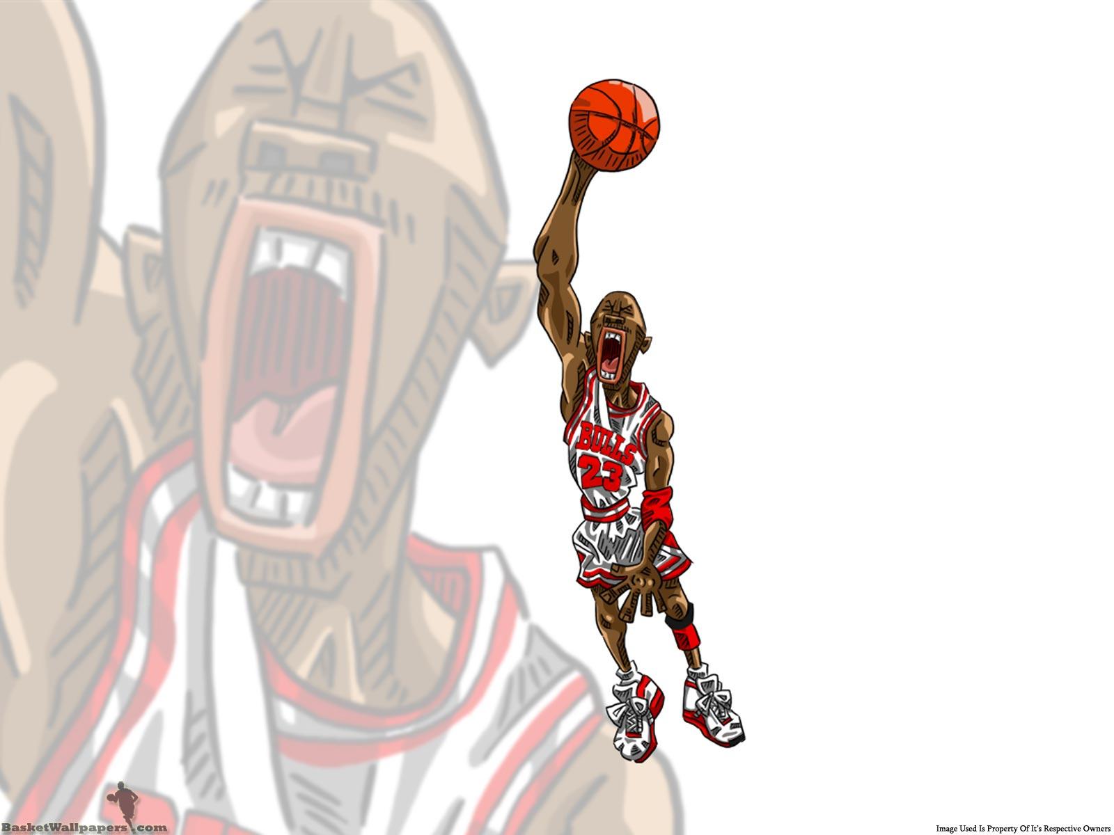 Jordan Cartoon Wallpapers Wallpaper Cave