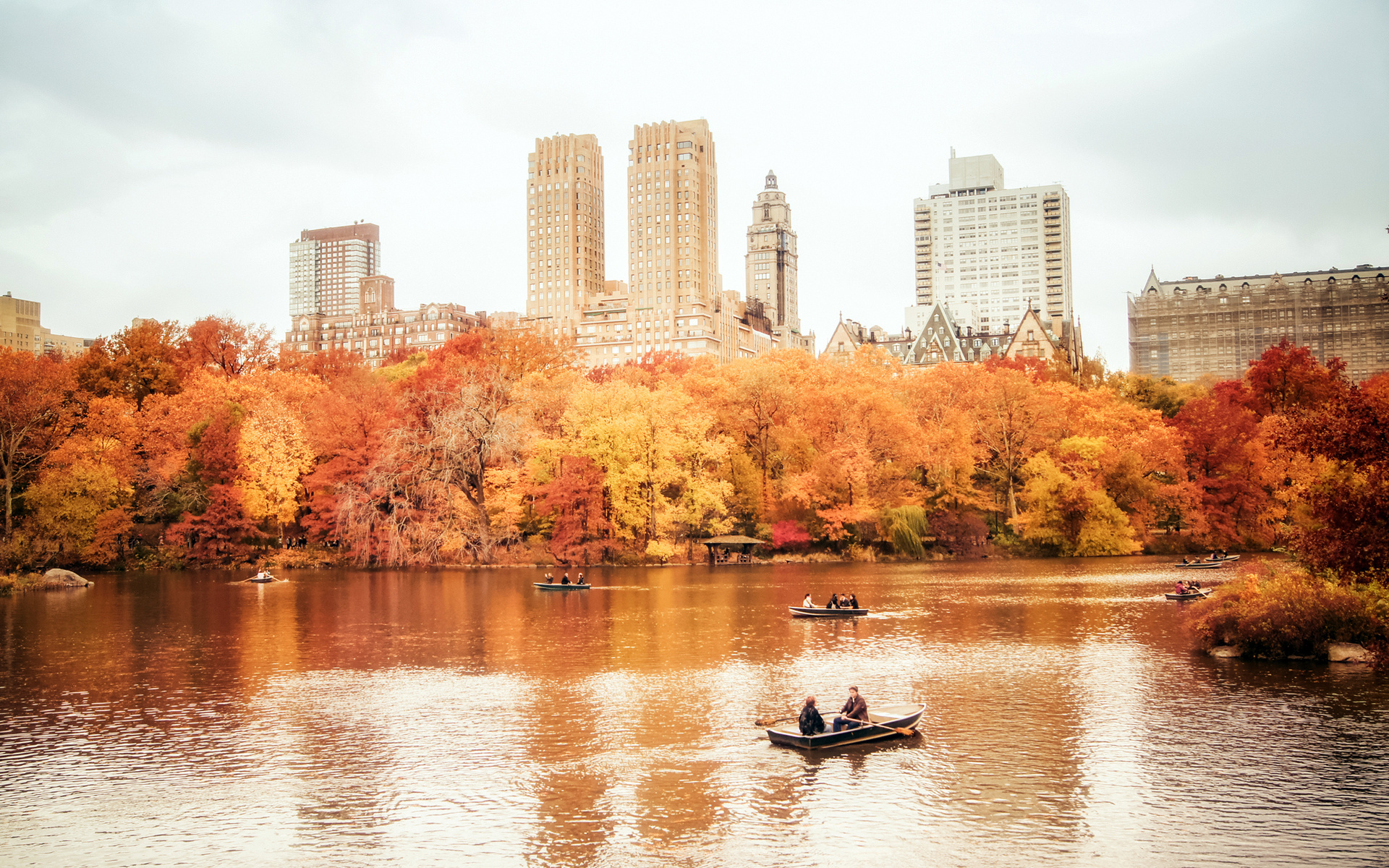 Autumn Central Park Wallpapers Wallpaper Cave