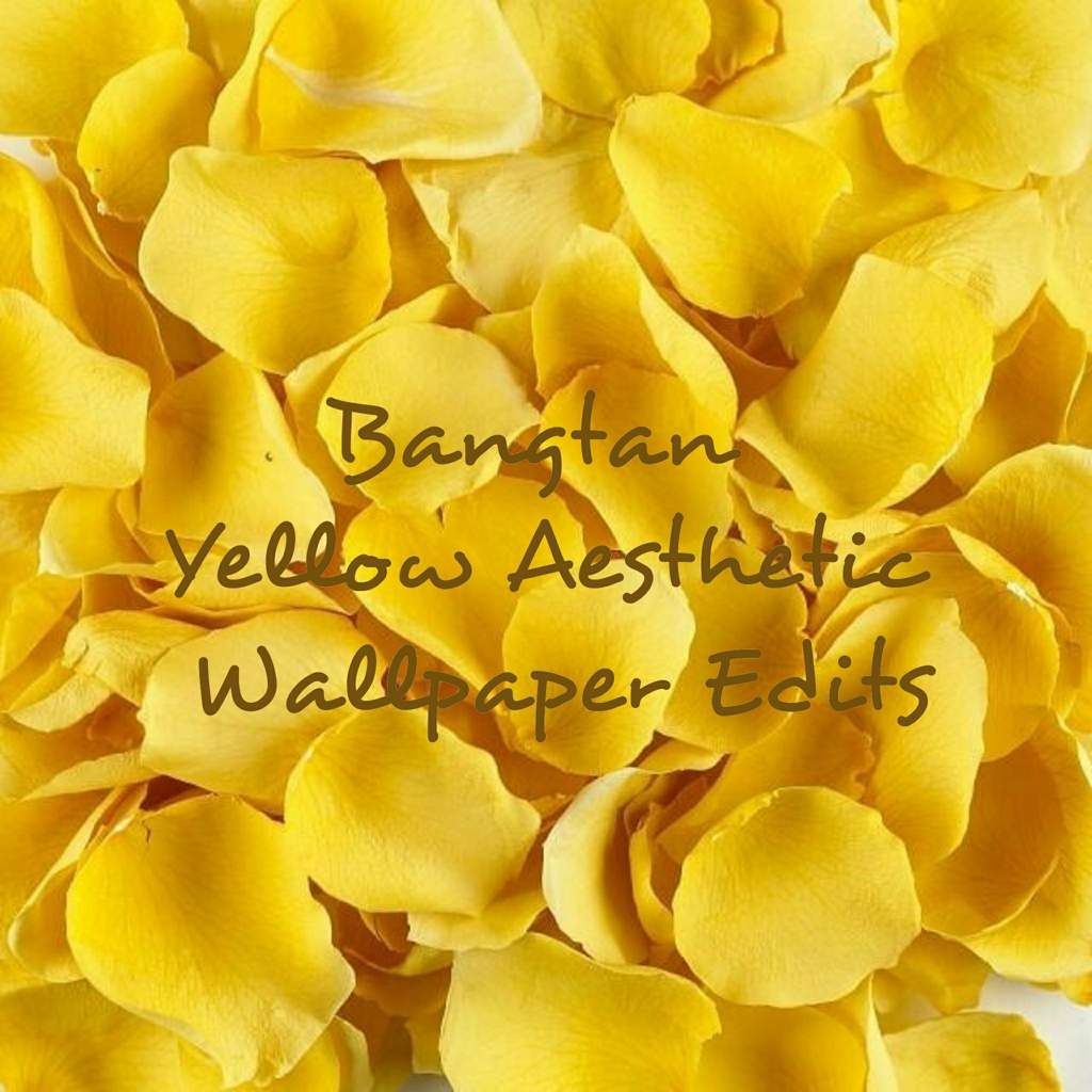 Yellow Aesthetic Flowers Wallpapers Wallpaper Cave