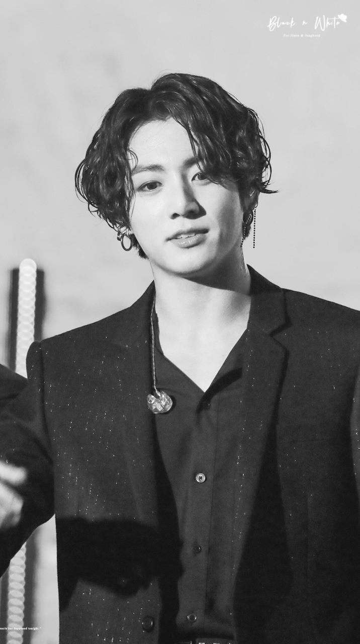 Jungkook Black And White Wallpapers Wallpaper Cave
