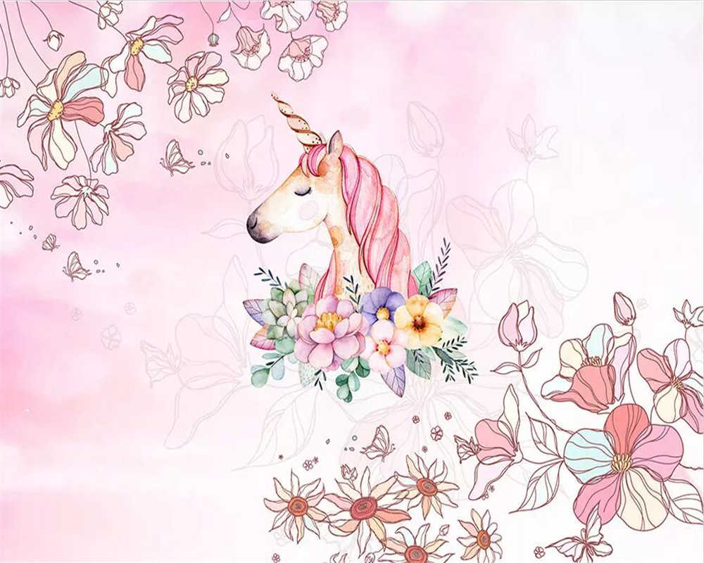Girl And Unicorn Wallpapers Wallpaper Cave