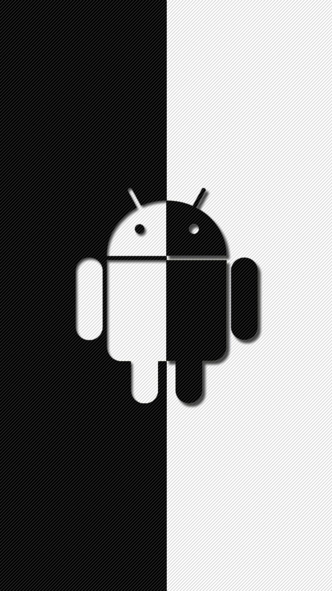 Android Logo Black Background