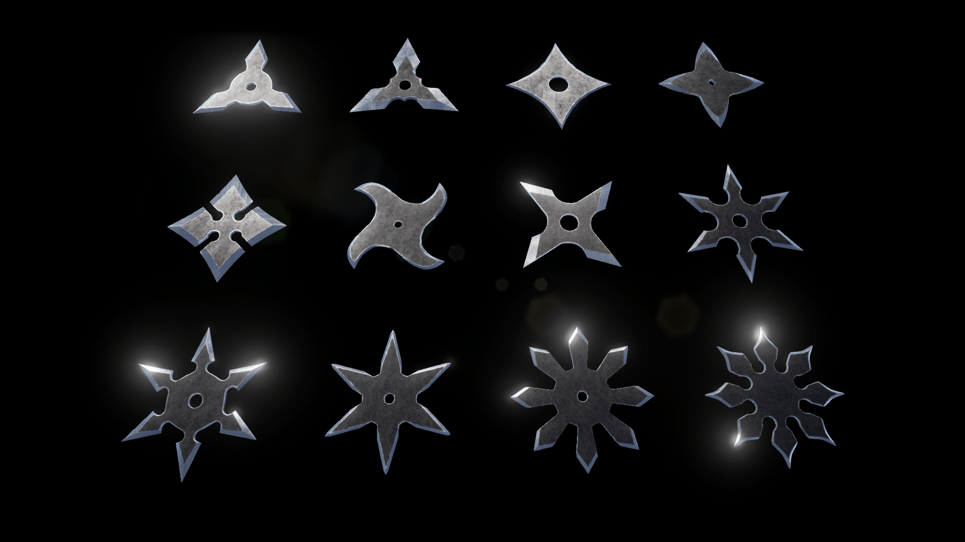 Red And Black Ninja Stars Wallpapers Wallpaper Cave