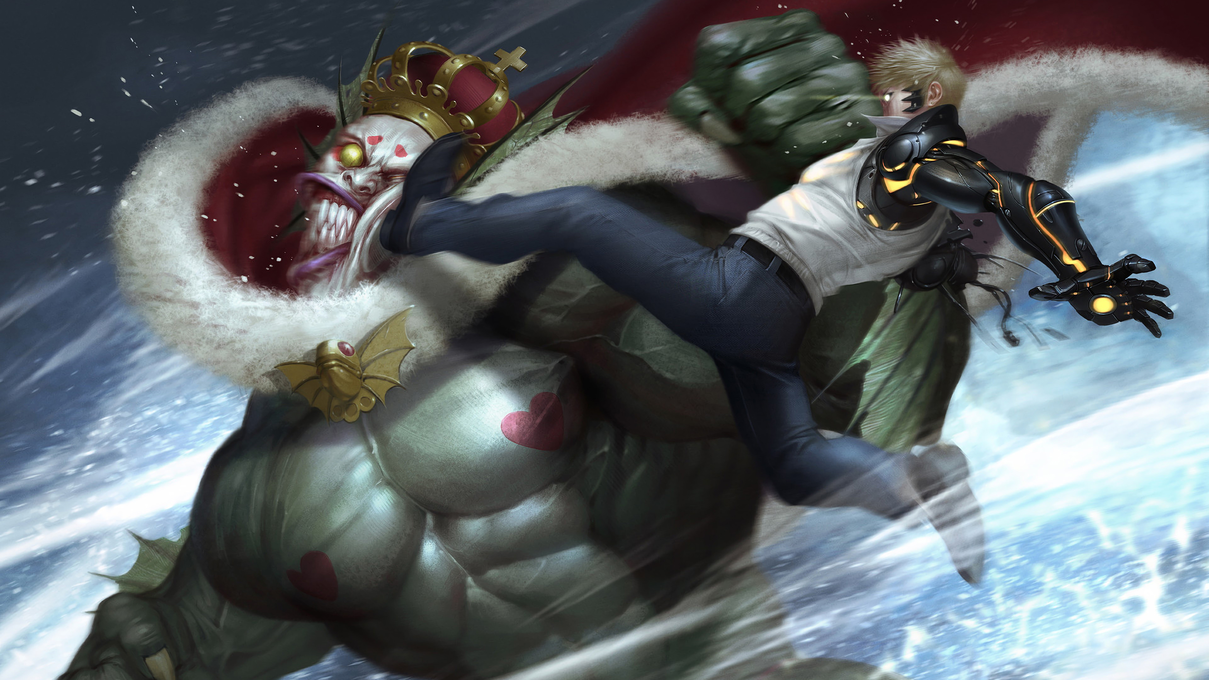 One Punch Man King Wallpapers Wallpaper Cave