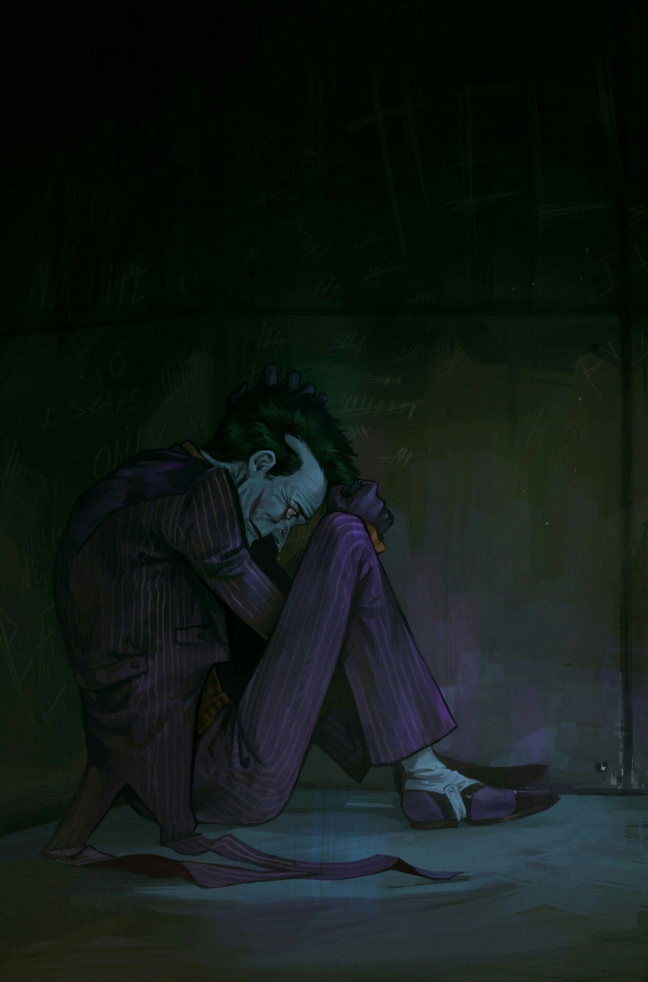 Joker Sad Wallpapers Wallpaper Cave