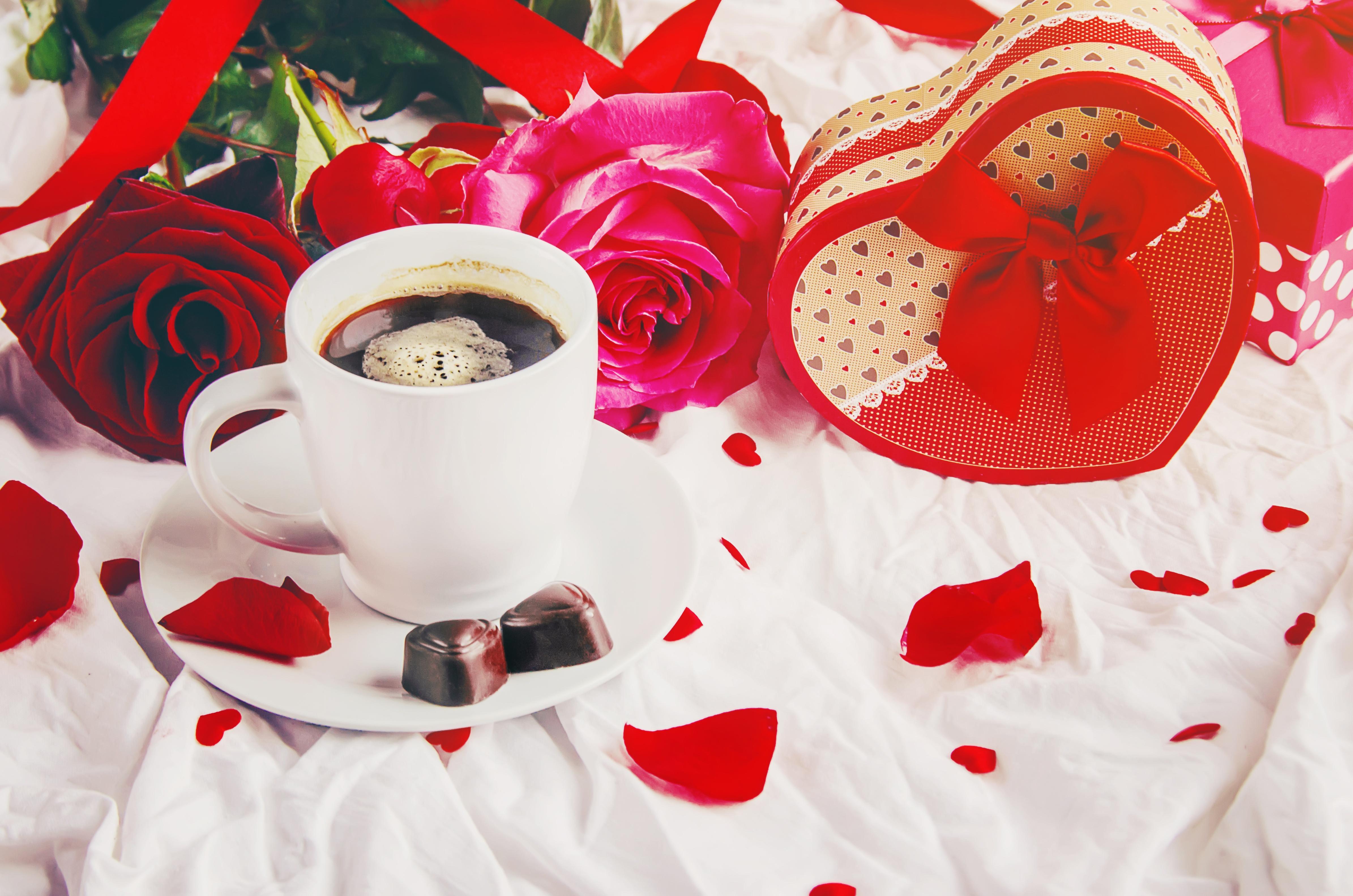 Coffee With Rose Wallpapers Wallpaper Cave