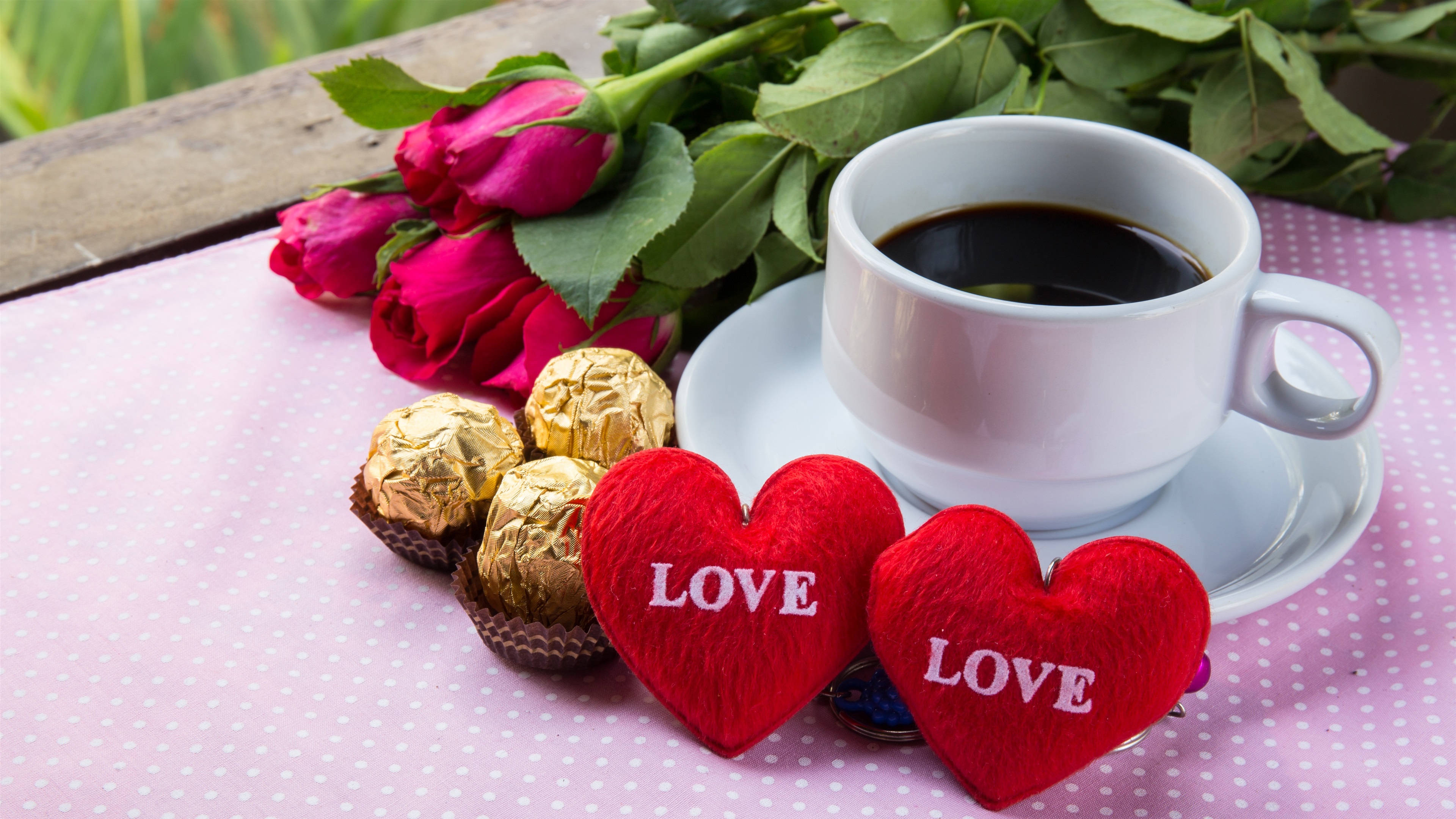 Coffee With Rose Wallpapers Wallpaper Cave