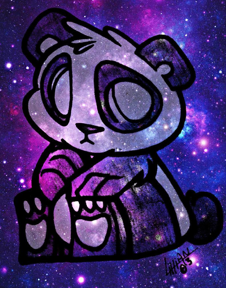 Galaxy Panda Wallpapers Wallpaper Cave