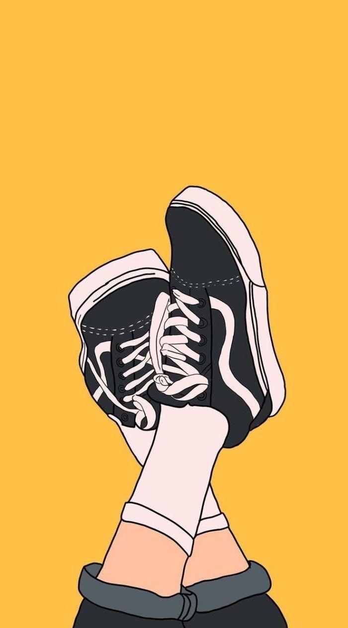 Yellow Vans Tumblr Wallpapers Wallpaper Cave