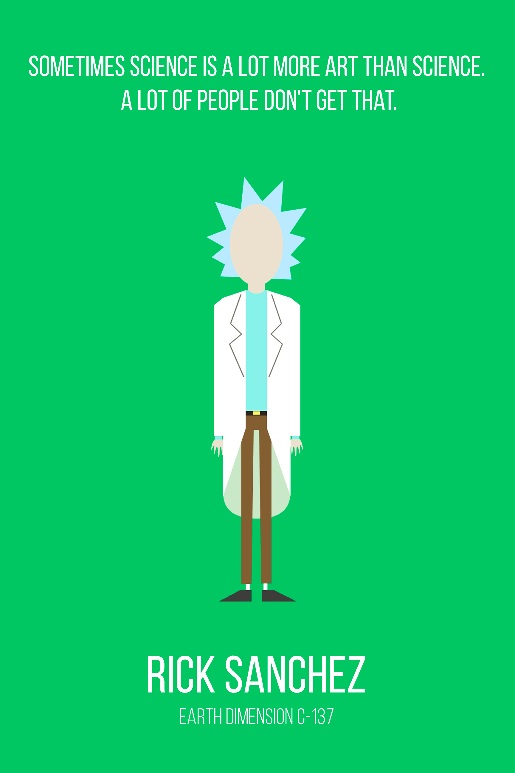 Rick And Morty Quotes Wallpapers Wallpaper Cave