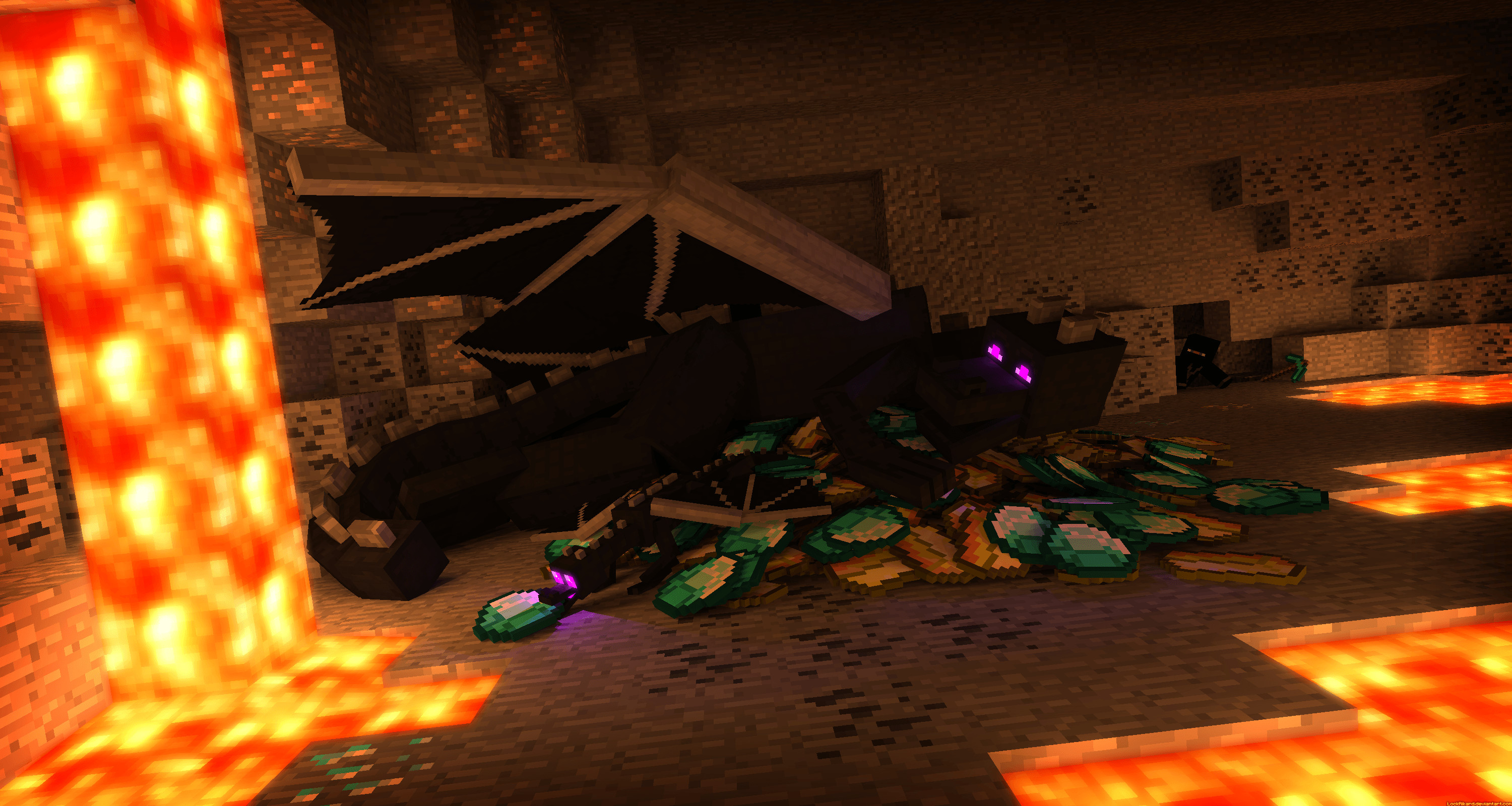 Minecraft Ender Dragon Wallpapers Wallpaper Cave