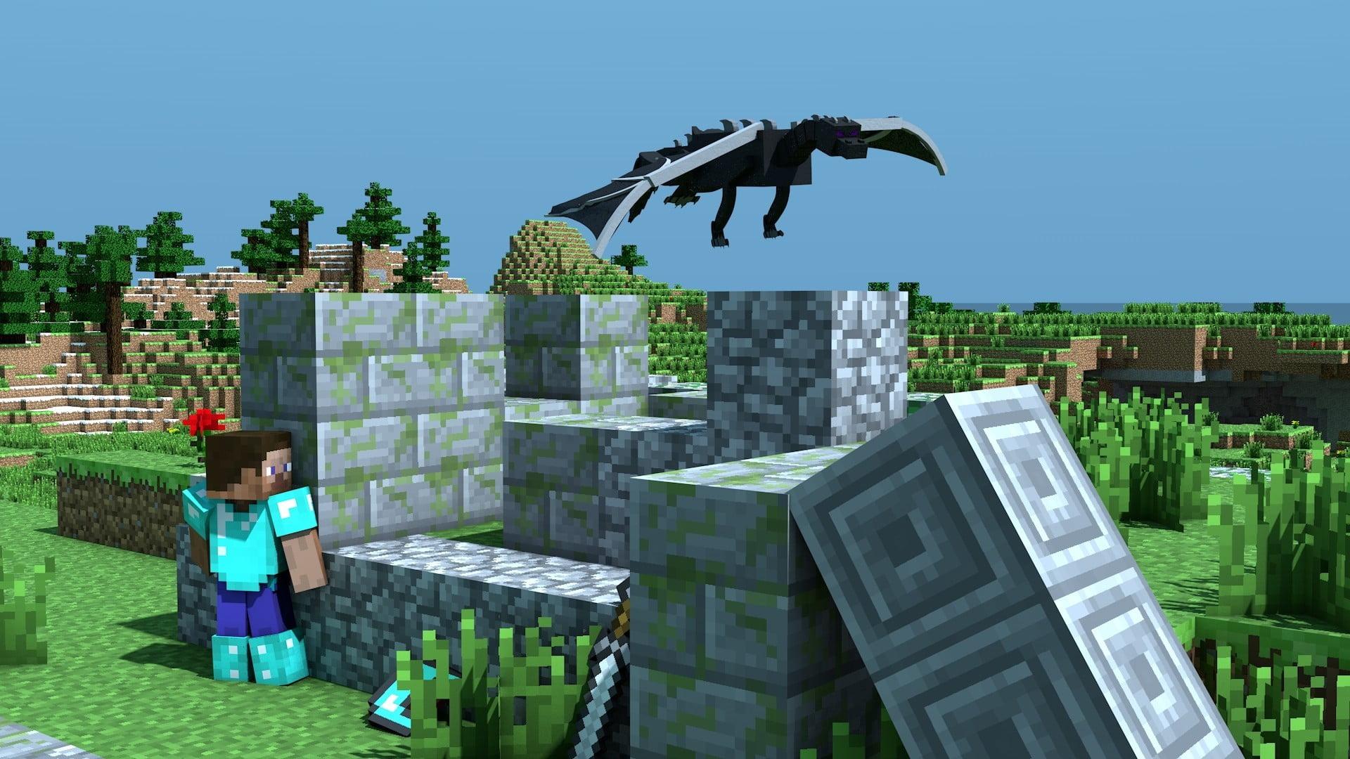 Minecraft Ender Dragon Wallpapers Wallpaper Cave
