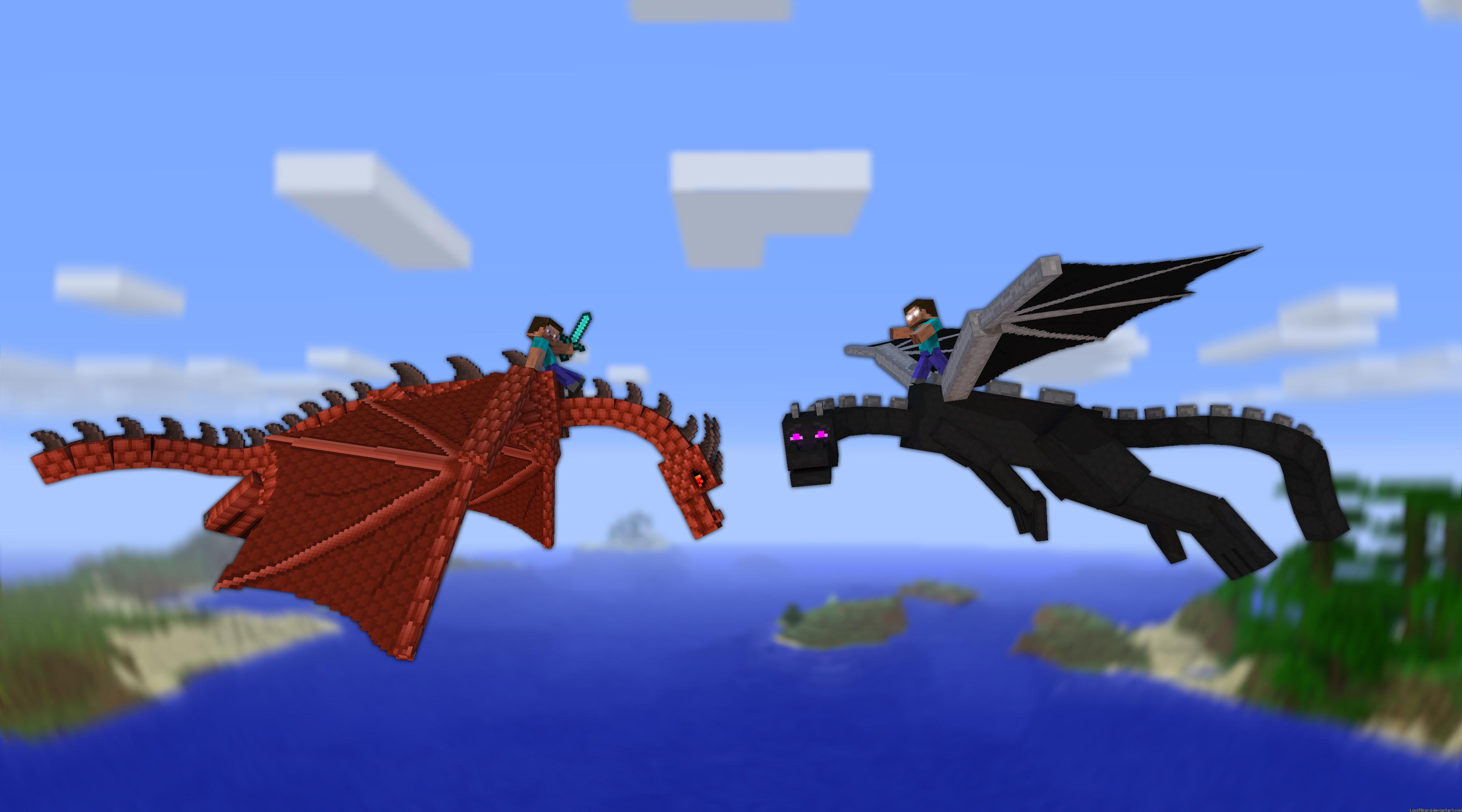 Minecraft Ender Dragon Wallpapers Wallpaper Cave