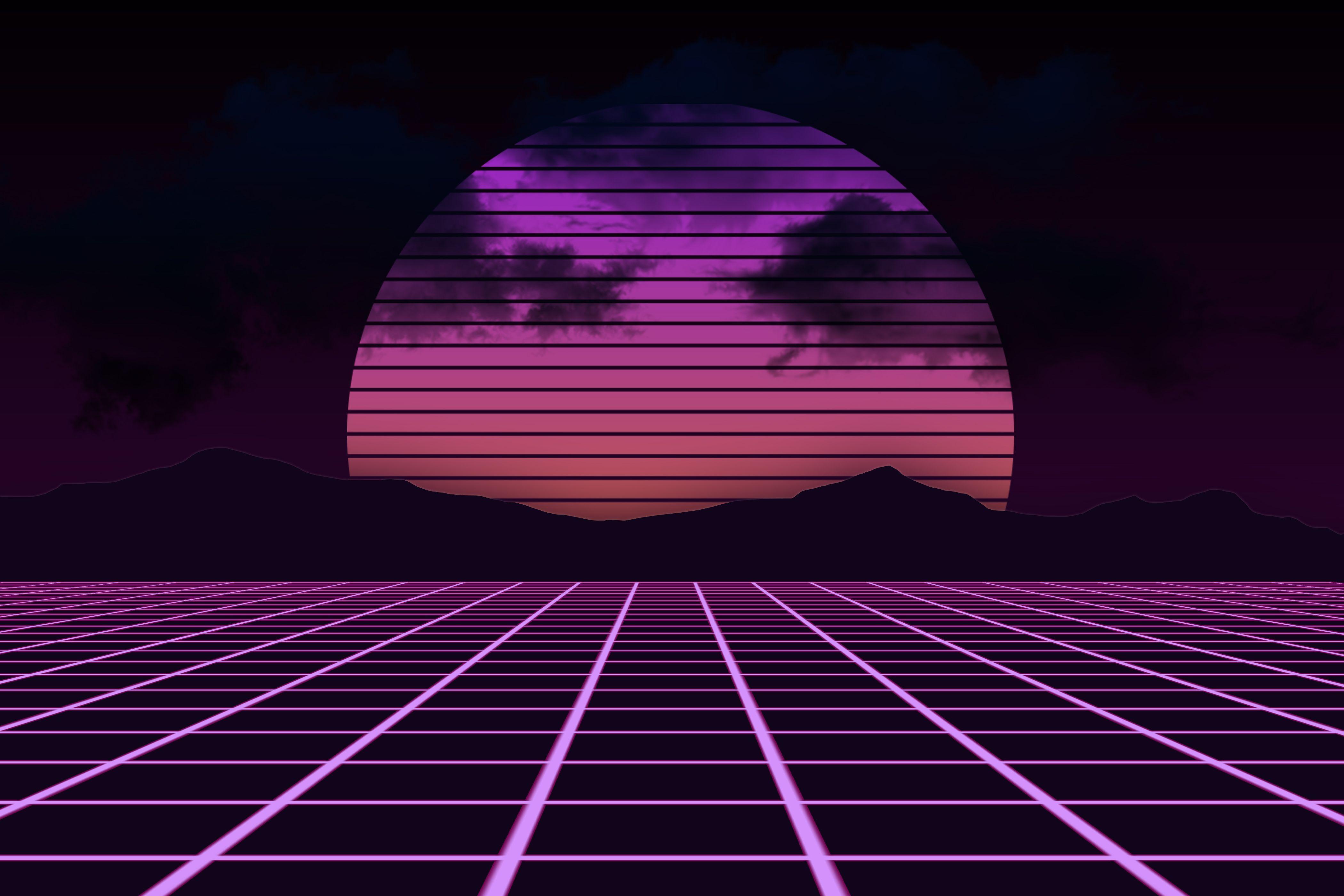 4k Retrowave Wallpapers Wallpaper Cave