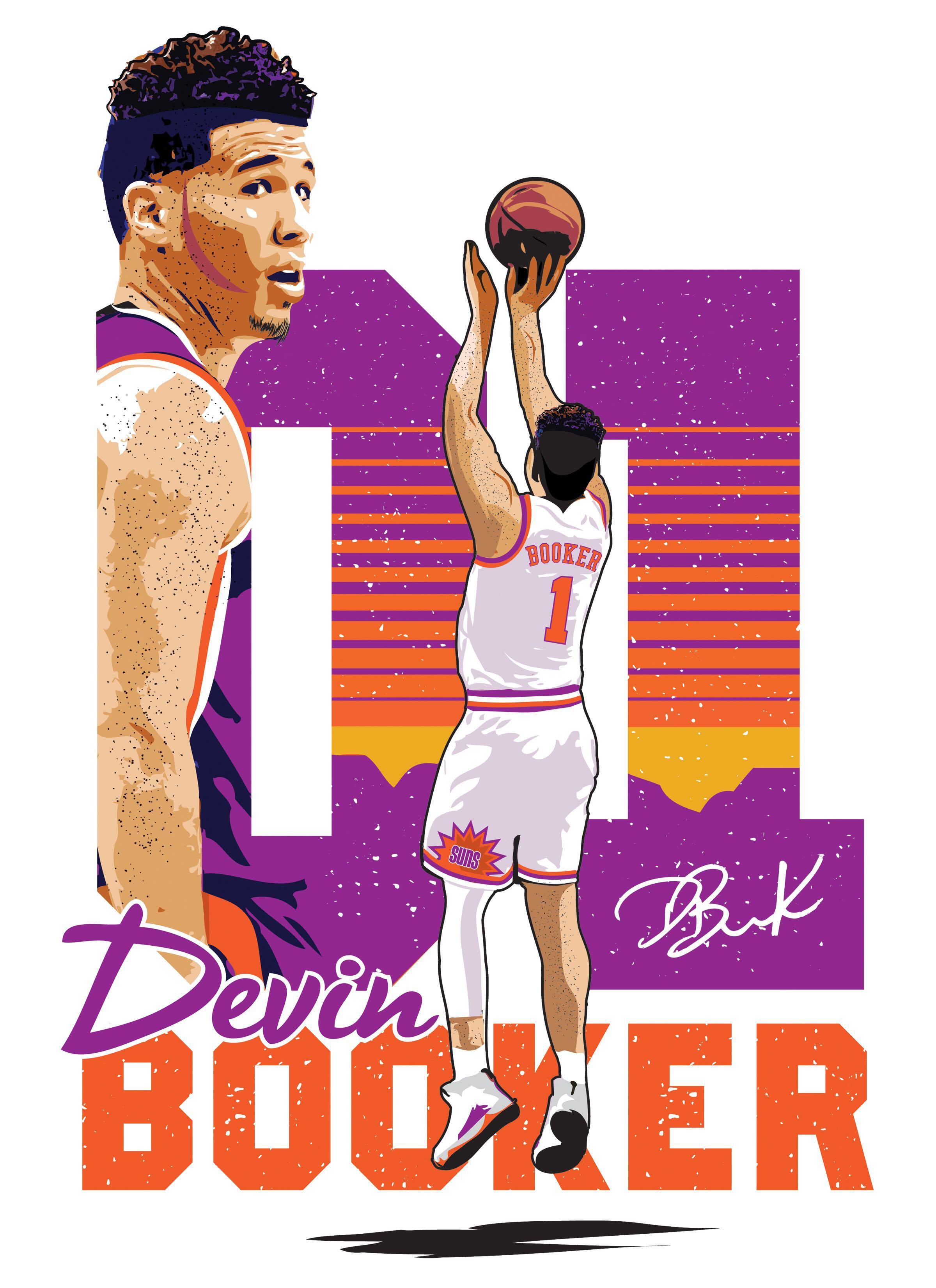 Devin Booker Suns iPhone Wallpapers Wallpaper Cave