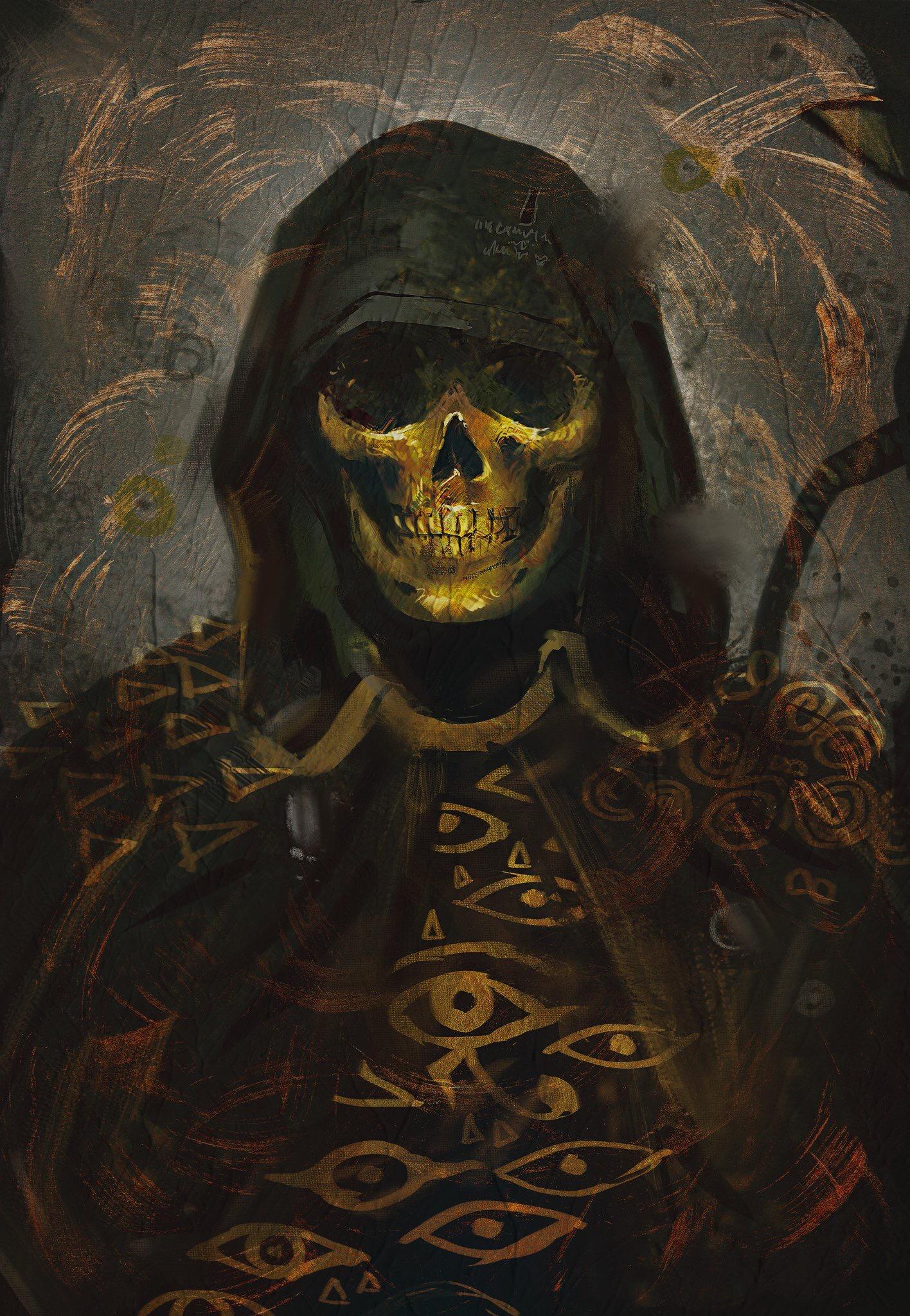 13++ Phone Wallpaper Death Skull Paseo Wallpaper