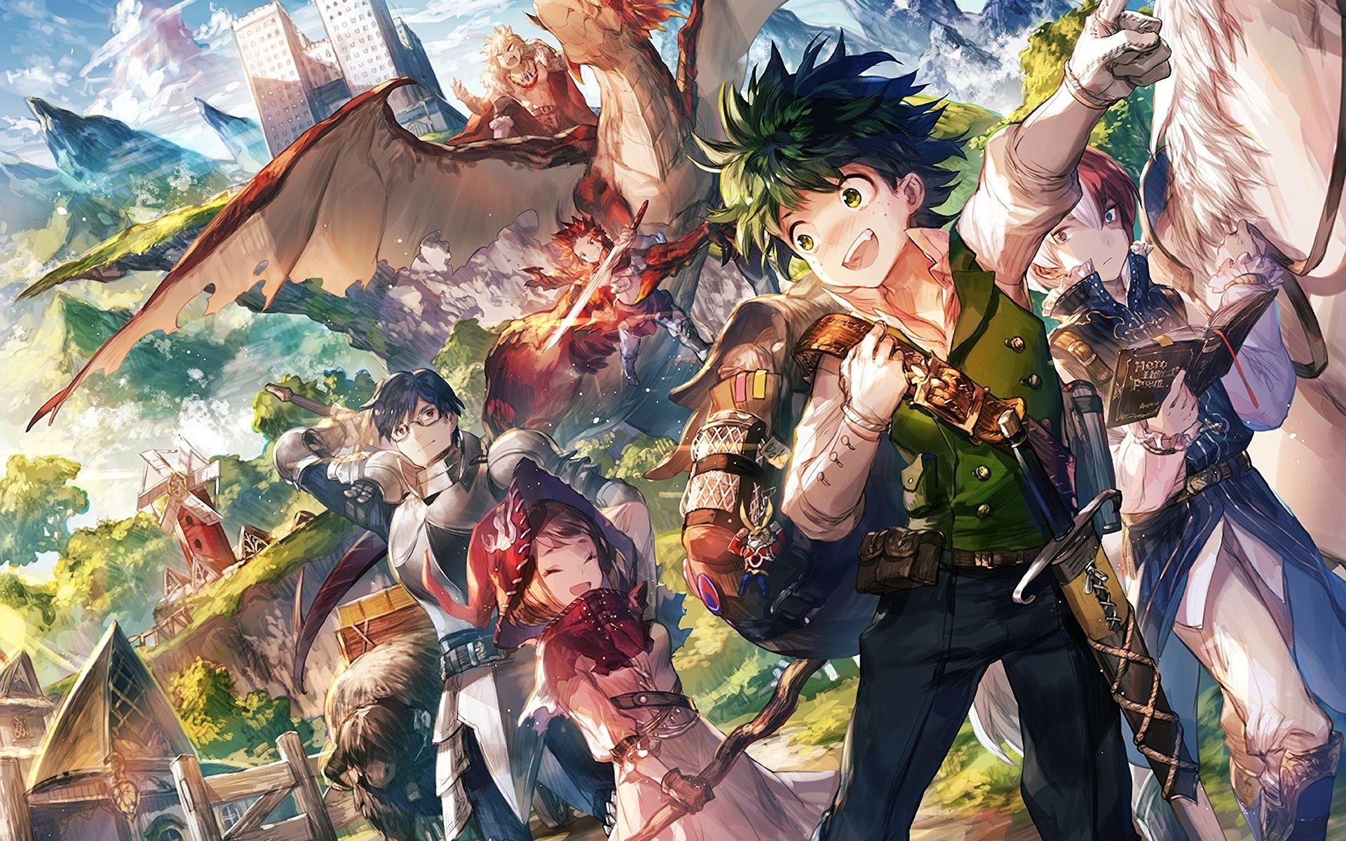 BNHA Aesthetic Desktop Wallpapers Wallpaper Cave