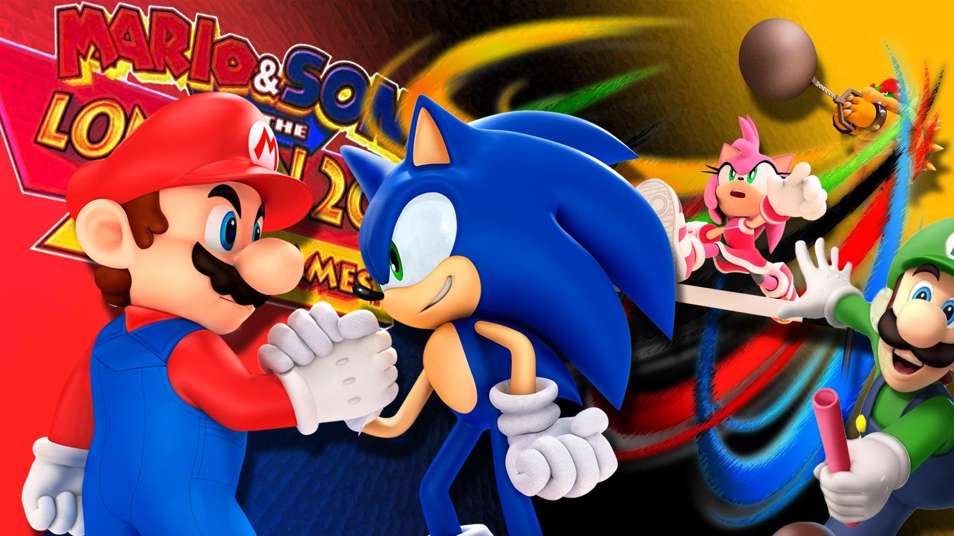 Sonic Vs Mario Wallpapers Wallpaper Cave