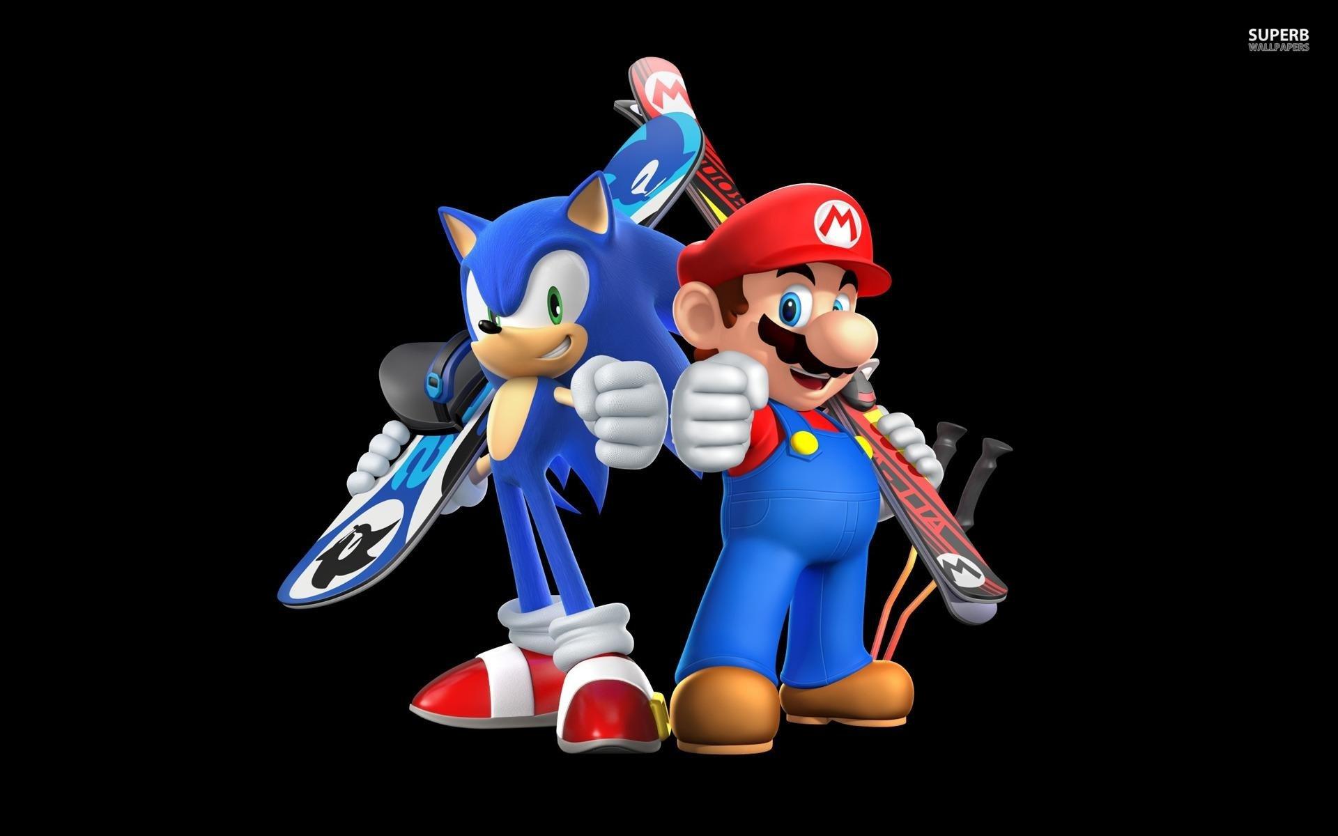 Mario Sonic Wallpapers Wallpaper Cave