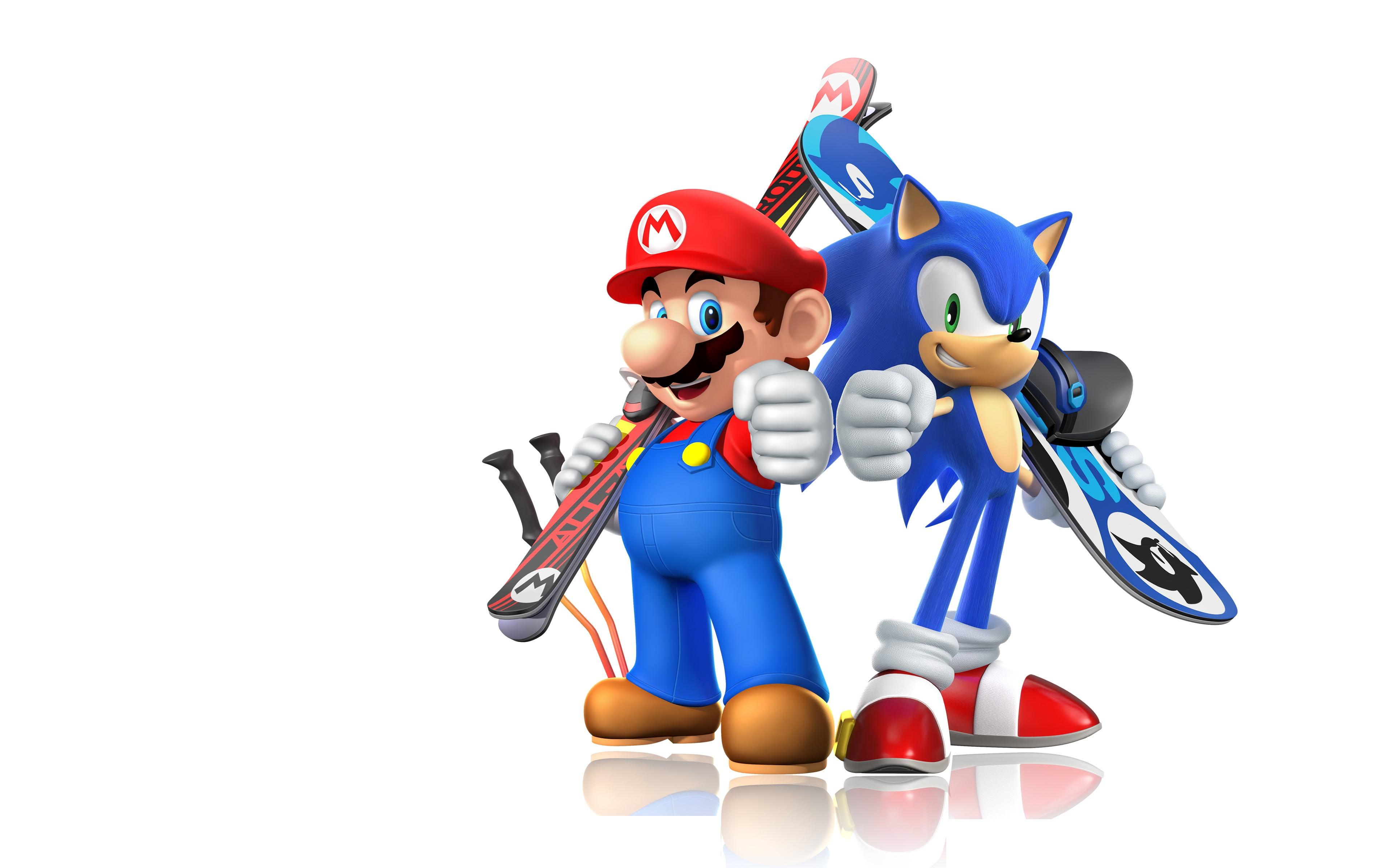 Mario Sonic Wallpapers Wallpaper Cave
