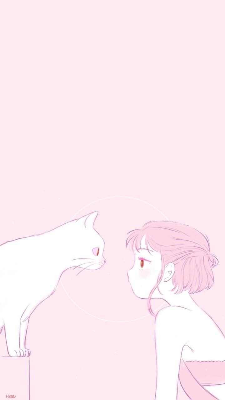 Cute Pastel Cats Wallpapers Wallpaper Cave