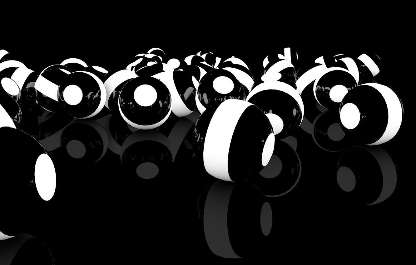 Black And White Balls Wallpapers Wallpaper Cave