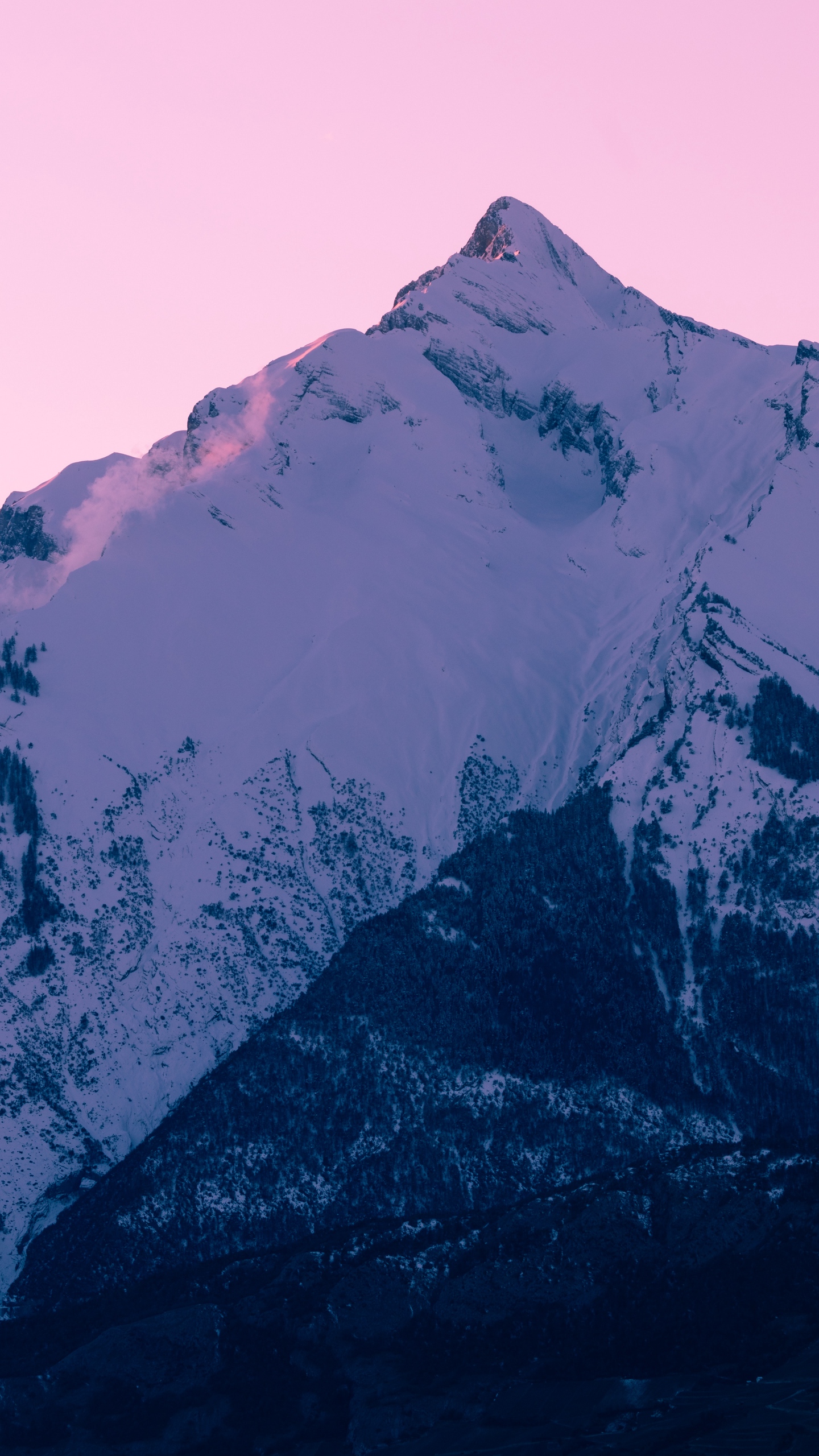 Pink Sky Mountains Wallpapers Wallpaper Cave