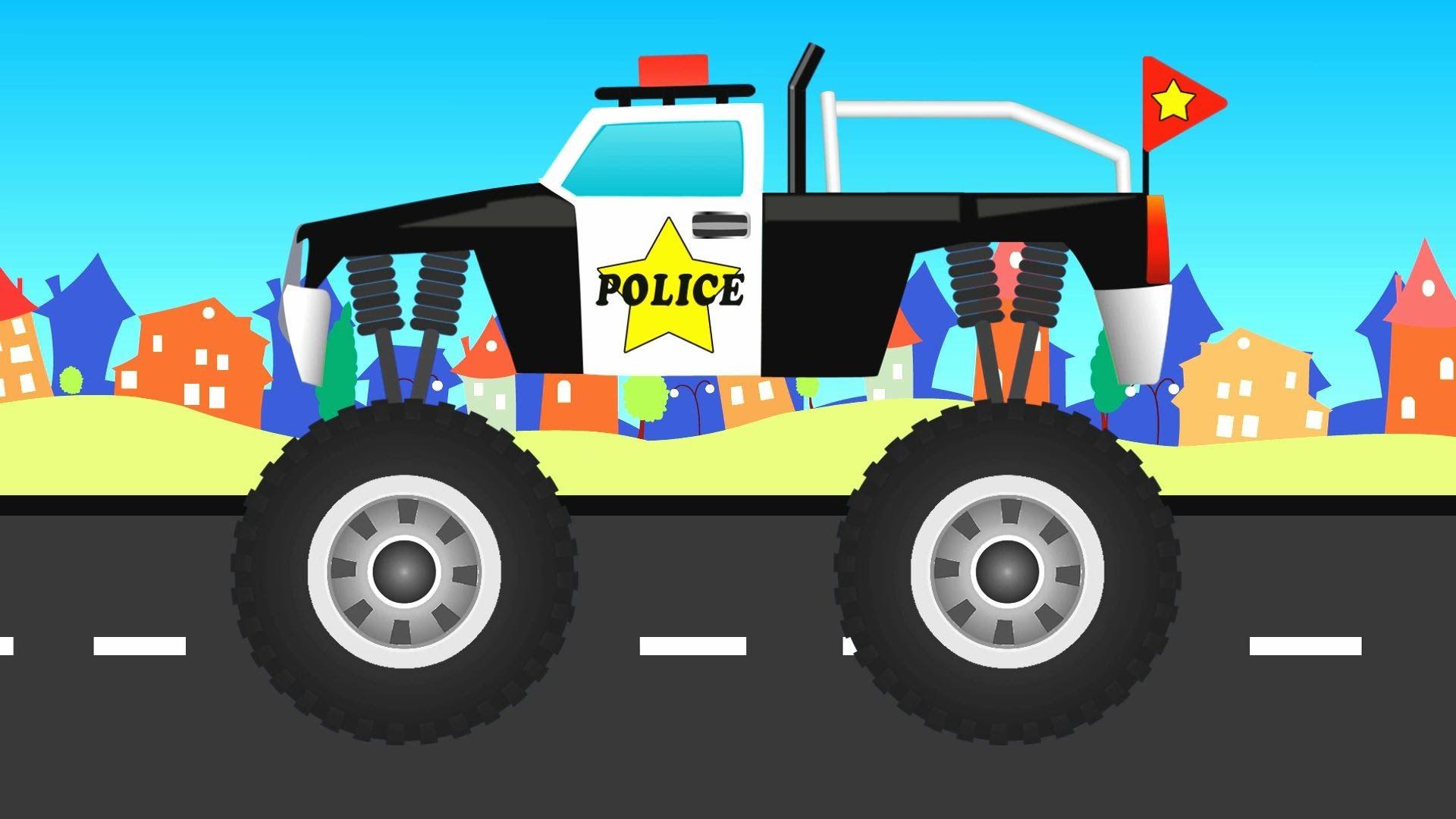 Police Monster Trucks Wallpapers Wallpaper Cave