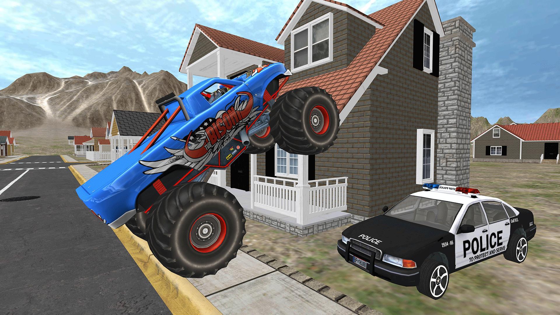 Police Monster Trucks Wallpapers Wallpaper Cave