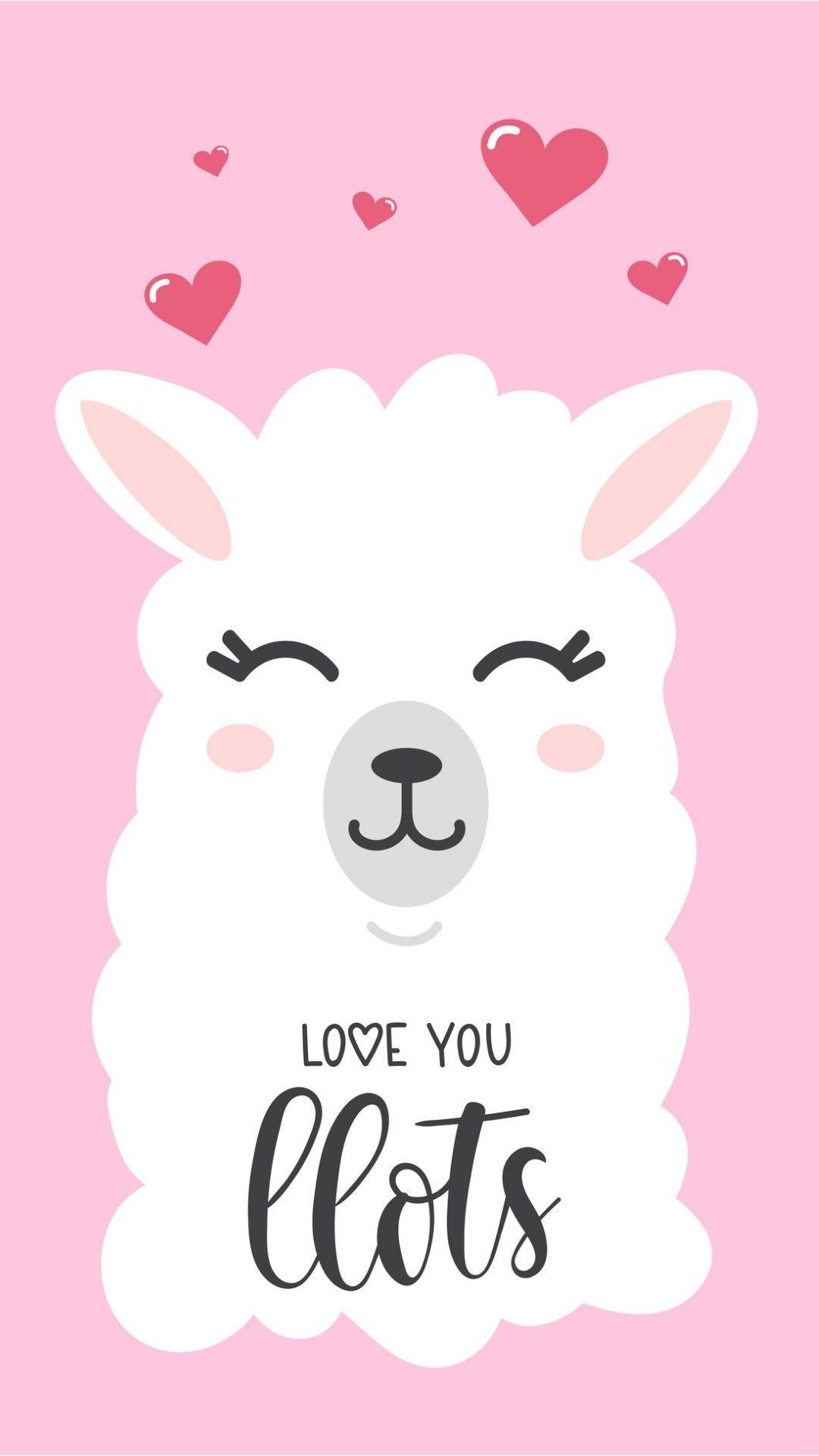 Cute Llama Wallpapers Wallpaper Cave