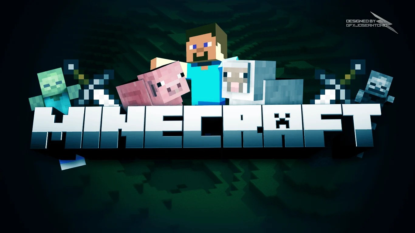 Minecraft Logo Wallpapers Wallpaper Cave