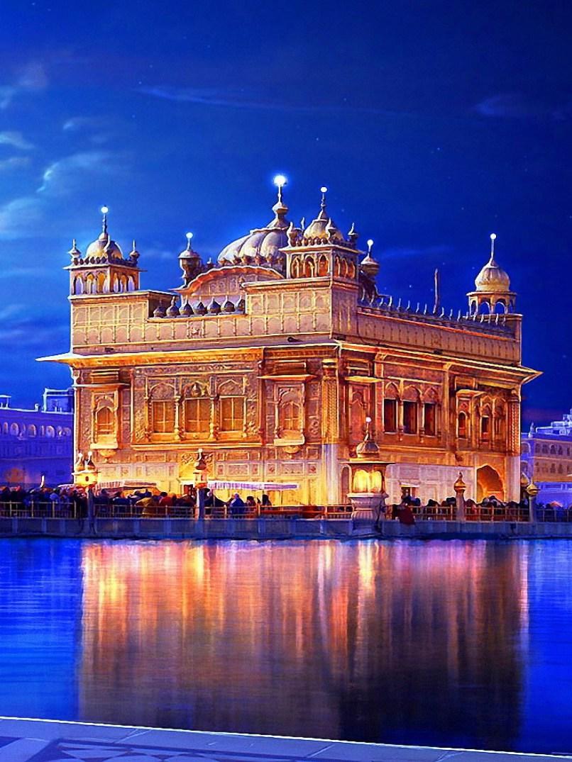 Beautiful Golden Temple Mobile Wallpapers Wallpaper Cave