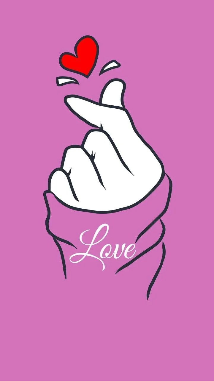 Finger Heart Wallpapers Wallpaper Cave