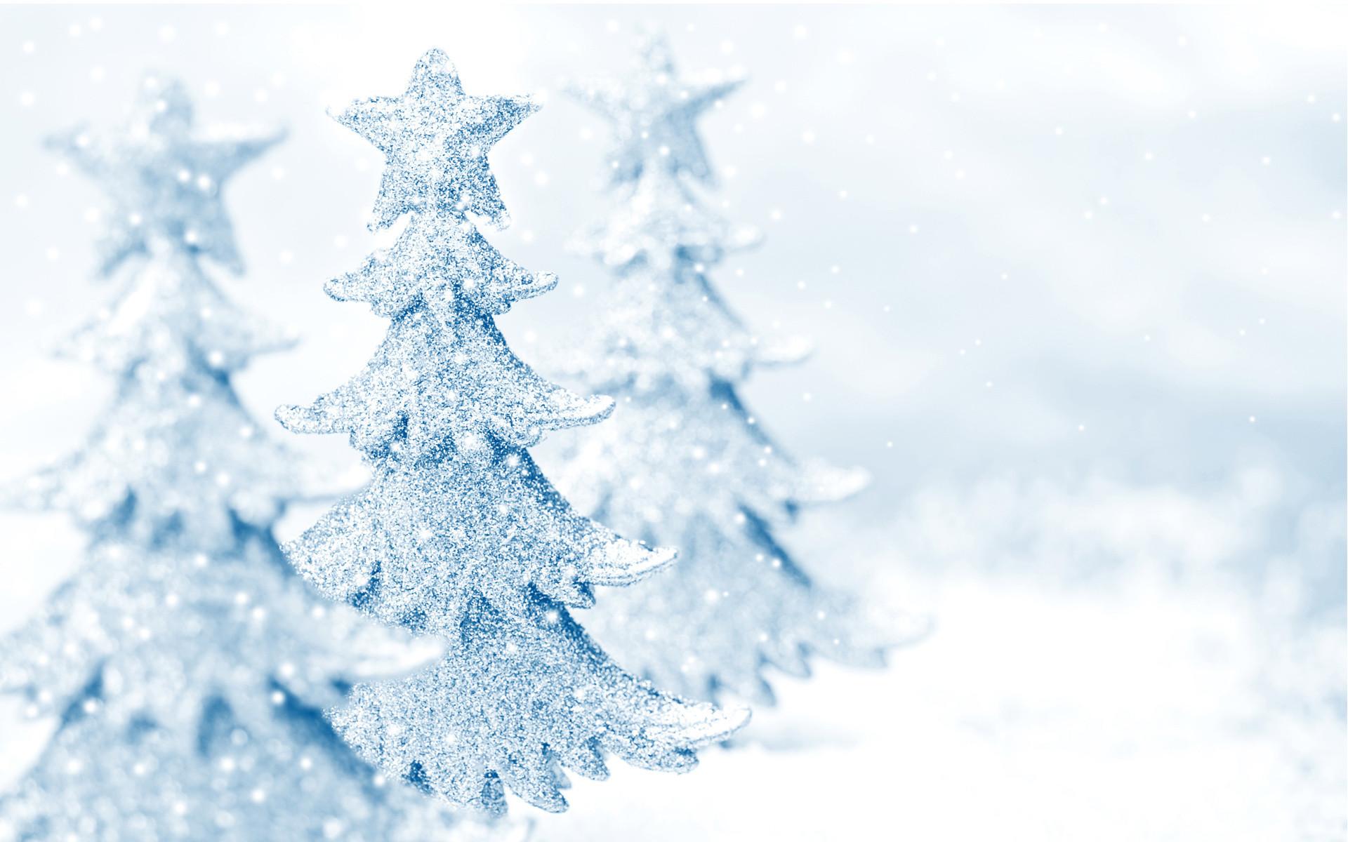 Blue And White Christmas Background Wallpaper