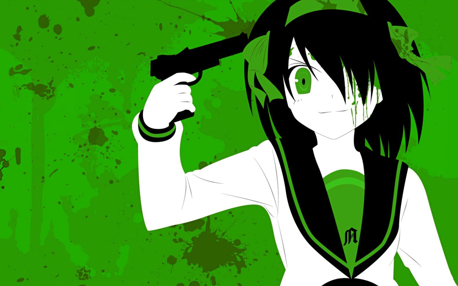 Green Anime Wallpapers Wallpaper Cave