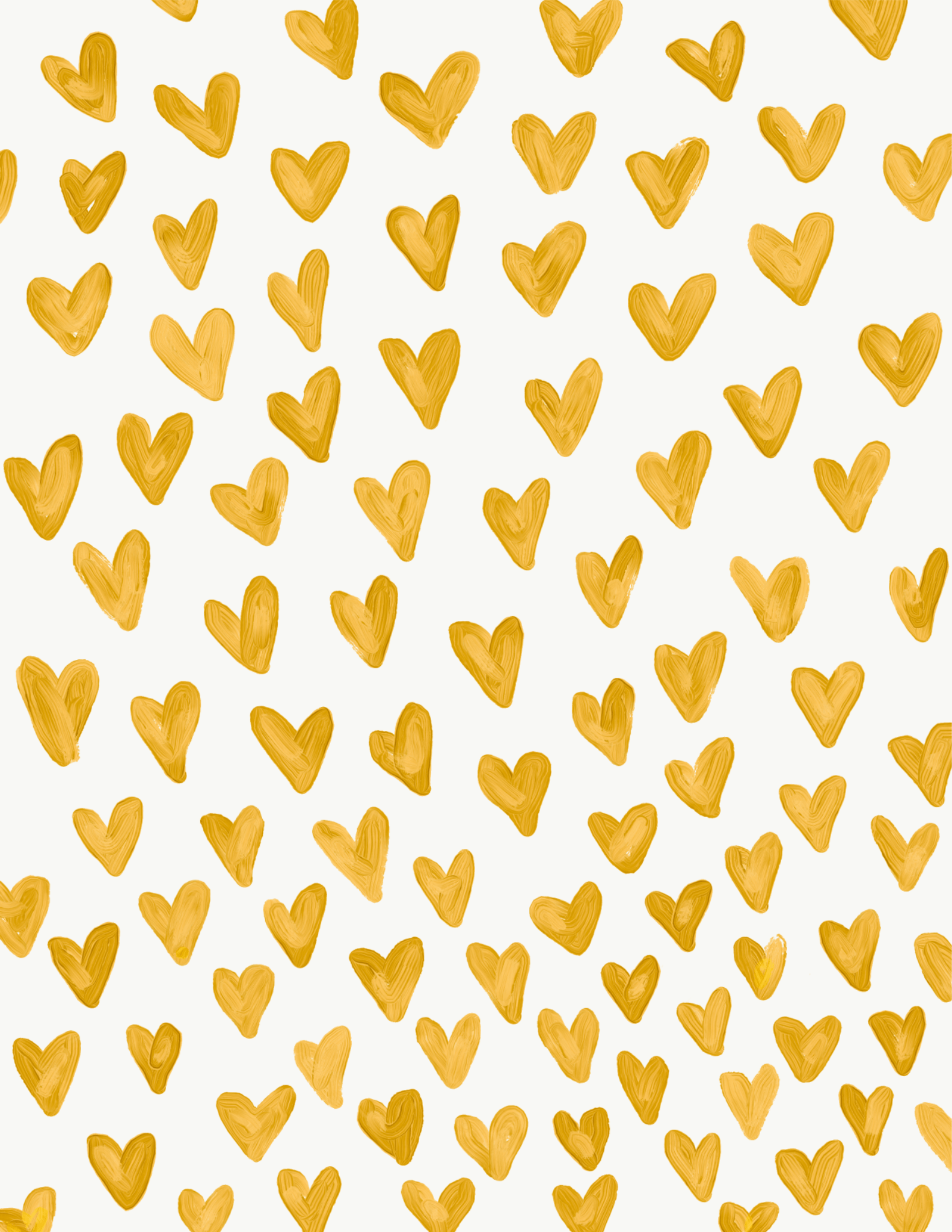 Yellow Hearts Wallpapers Wallpaper Cave