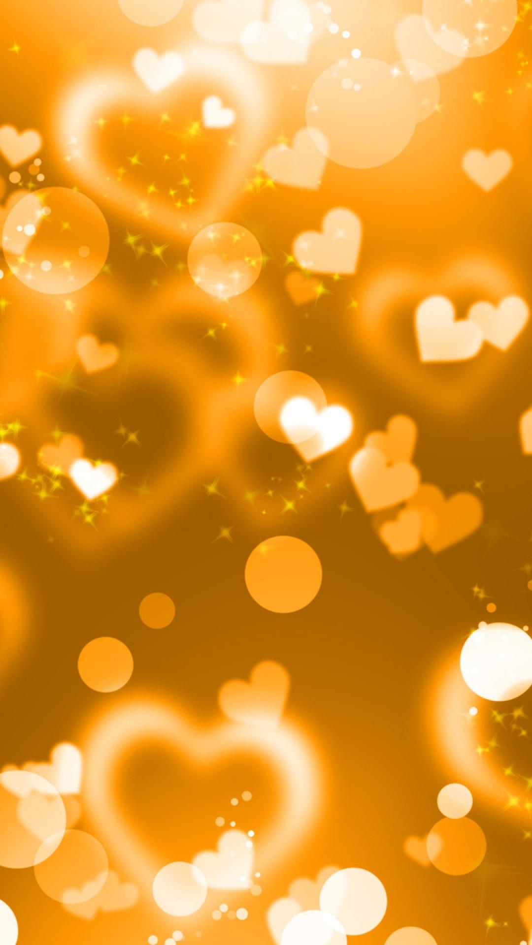Yellow Hearts Wallpapers Wallpaper Cave