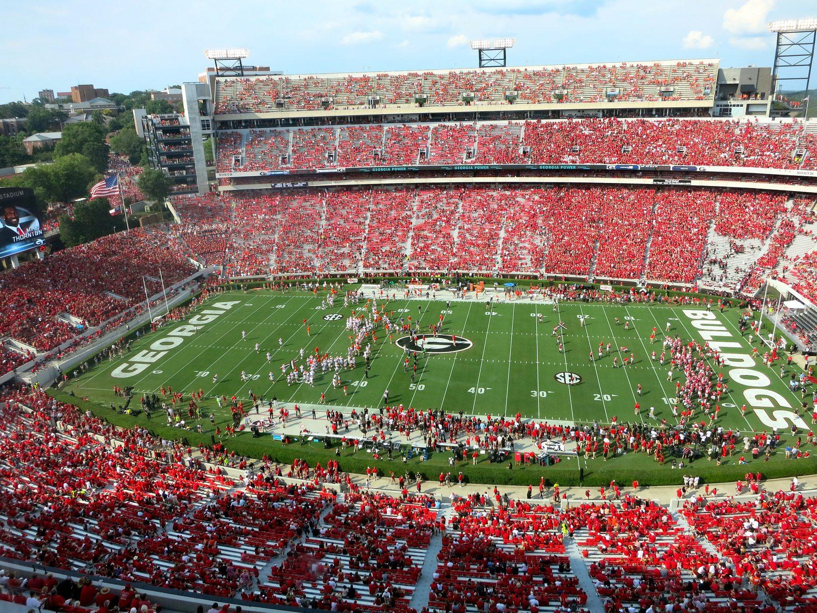 Sanford Stadium Desktop Wallpapers Wallpaper Cave