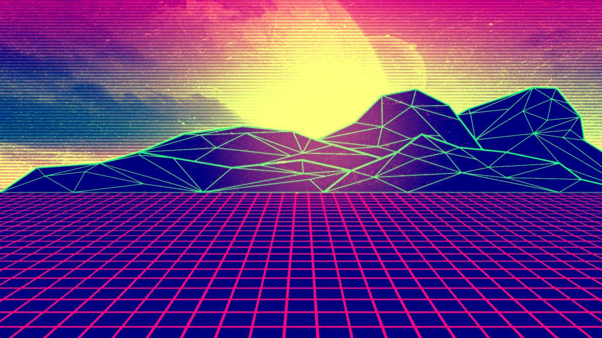 Retro Vaporwave 1920x1080 Wallpapers Wallpaper Cave