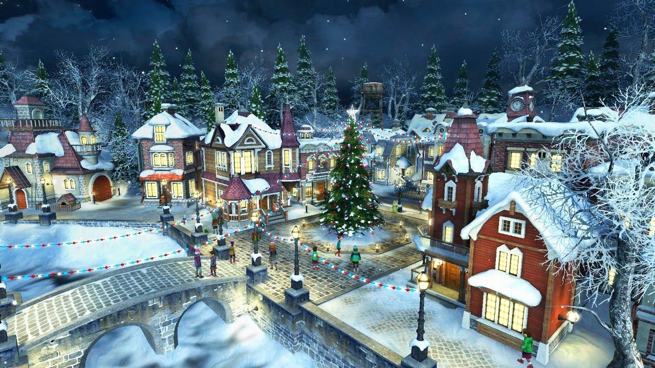 Snowy Village Wallpapers Wallpaper Cave
