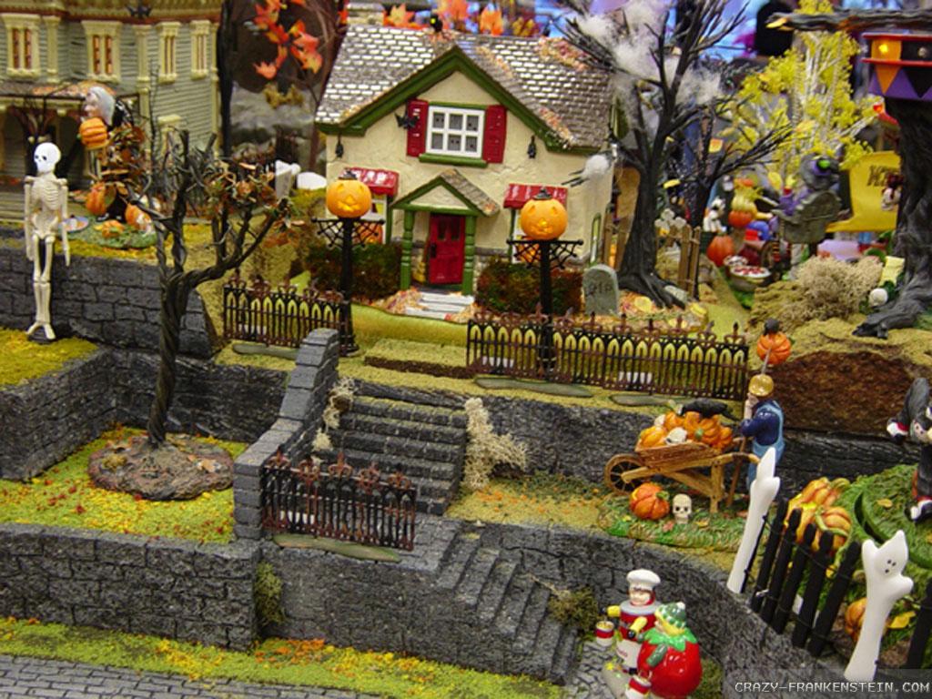 Halloween Village Wallpapers Wallpaper Cave
