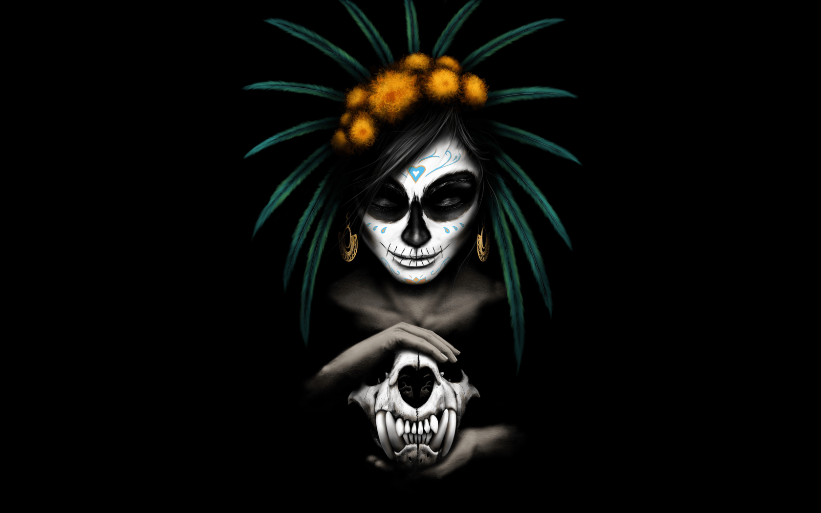 La Catrina Wallpapers Wallpaper Cave