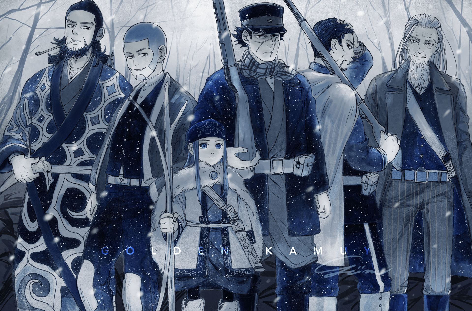 Golden Kamuy Desktop Wallpapers Wallpaper Cave