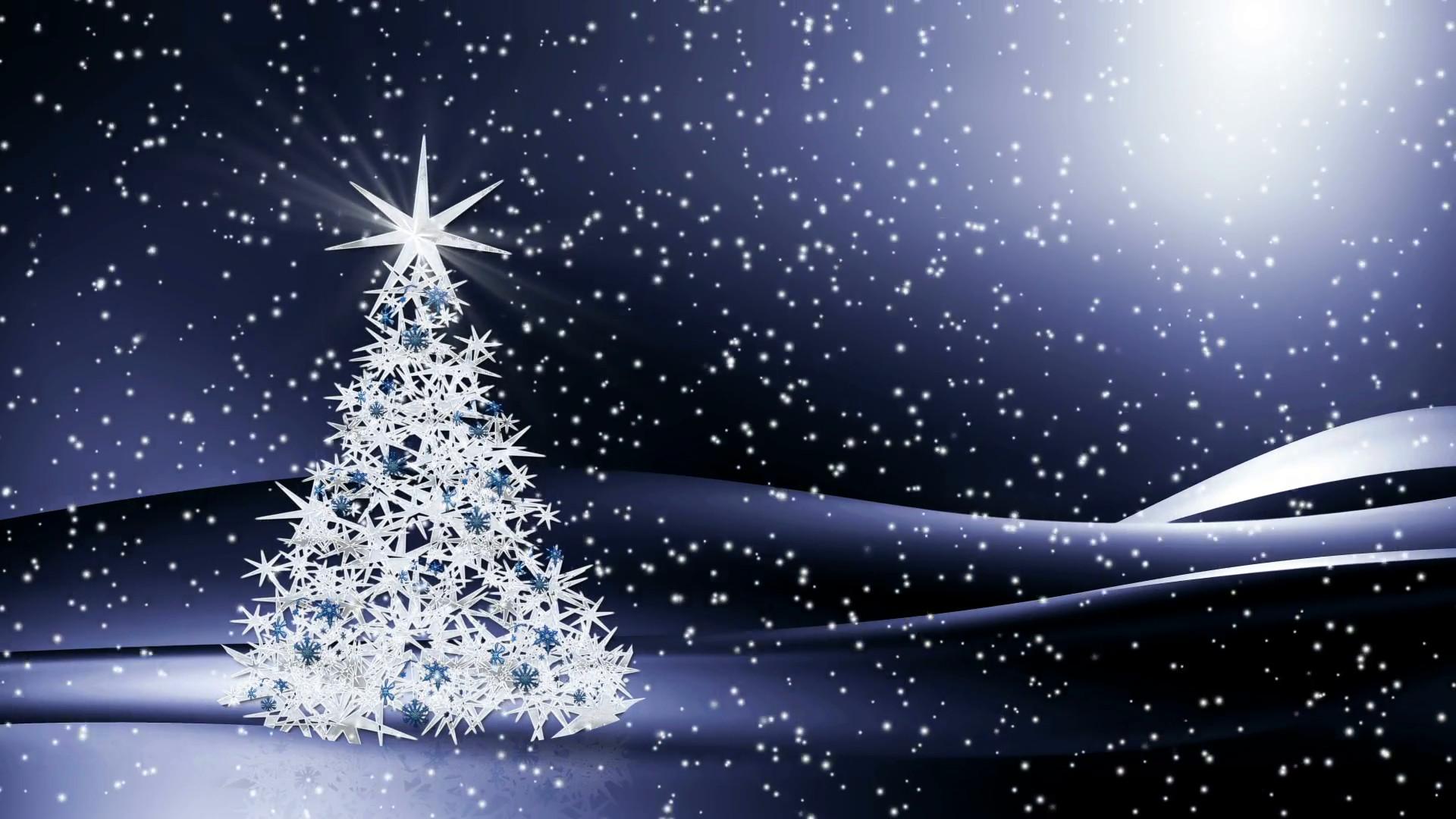 Christmas Tree Scene Wallpapers Wallpaper Cave