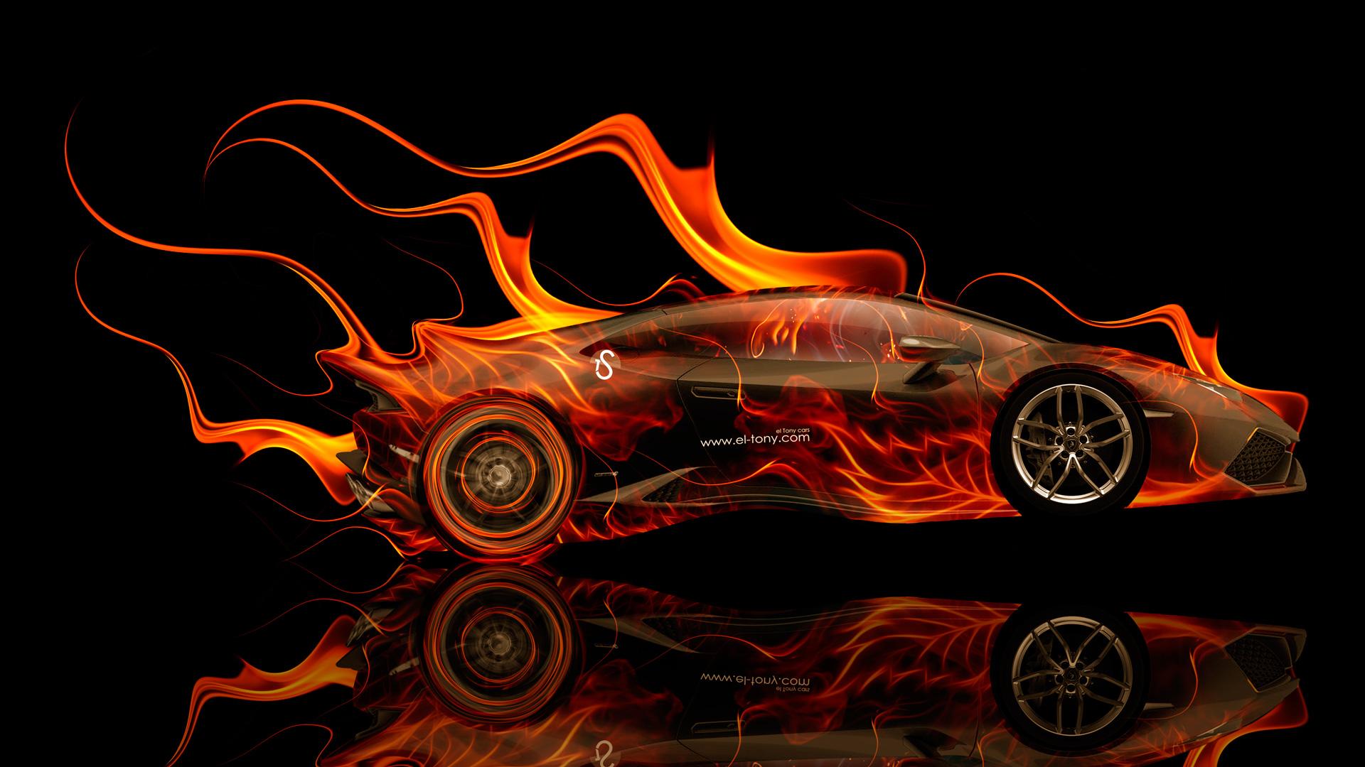 Fire Lambo Wallpapers Wallpaper Cave