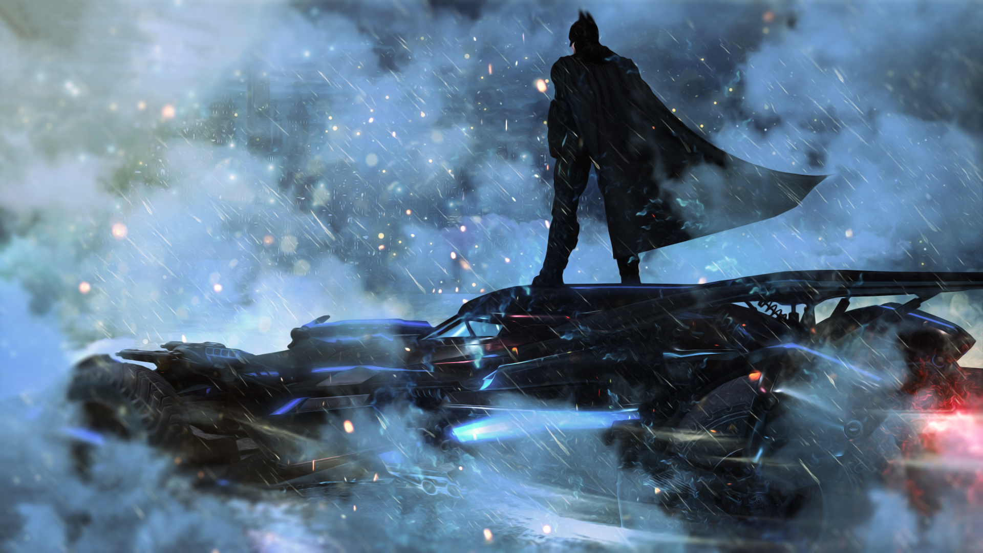 Batman And Batmobile Wallpapers Wallpaper Cave